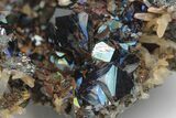 Lustrous, Iridescent Hematite Crystals - Elba Island, Italy #207085-3